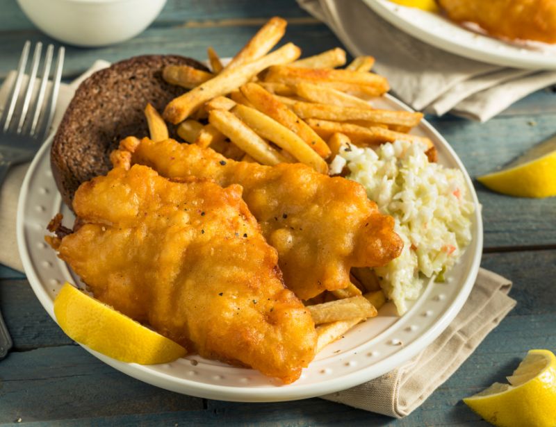 Fried fish Meal